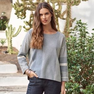 🌷3/$25 WRAP London Knit Stitch Detail Sweater